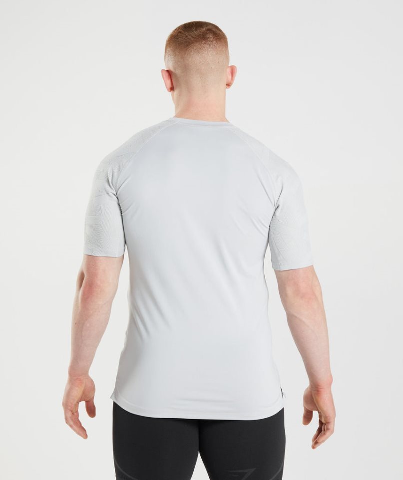 Men's Gymshark 315 T-Shirts Light Grey | CA DA03N7